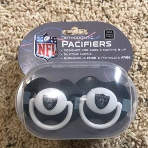 Raiders Pacifiers -2 pack